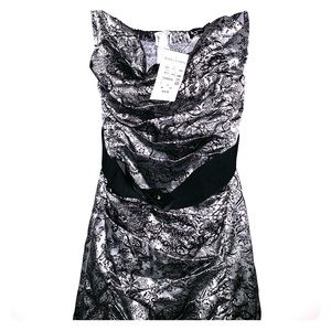 mini strapless dress